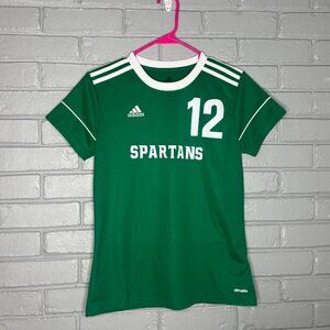 Adidas Michigan State Spartans Soccer Climalite Jersey Size Small